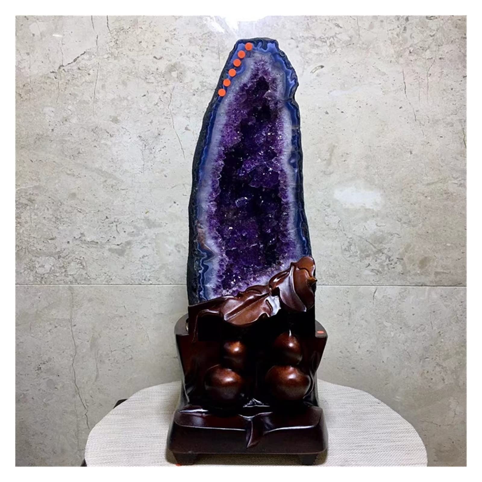 天然石 水晶のクラスター　置物F.62 天然石 水晶のクラスター 置物F.62 Amazon.co.jp: 天然水晶の